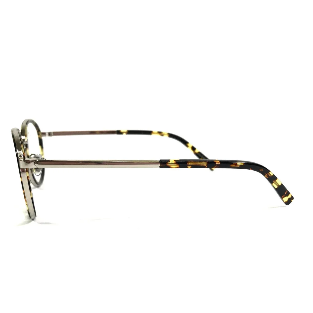 Tom Davies Eyeglasses Frames TD741 Col. 1236 Tortoise Shiny Silver 47-19-140